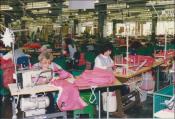 Women working in the Laura Ashley factory, 1980s